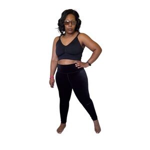 Athleta Leggings High Waist Elevation Velvet Tights